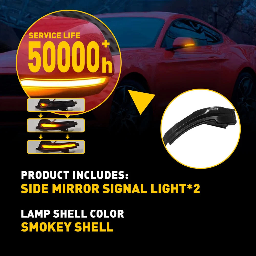 LED Dynamic Turn Signal Lamp for Ford Mustang (2015-2022)