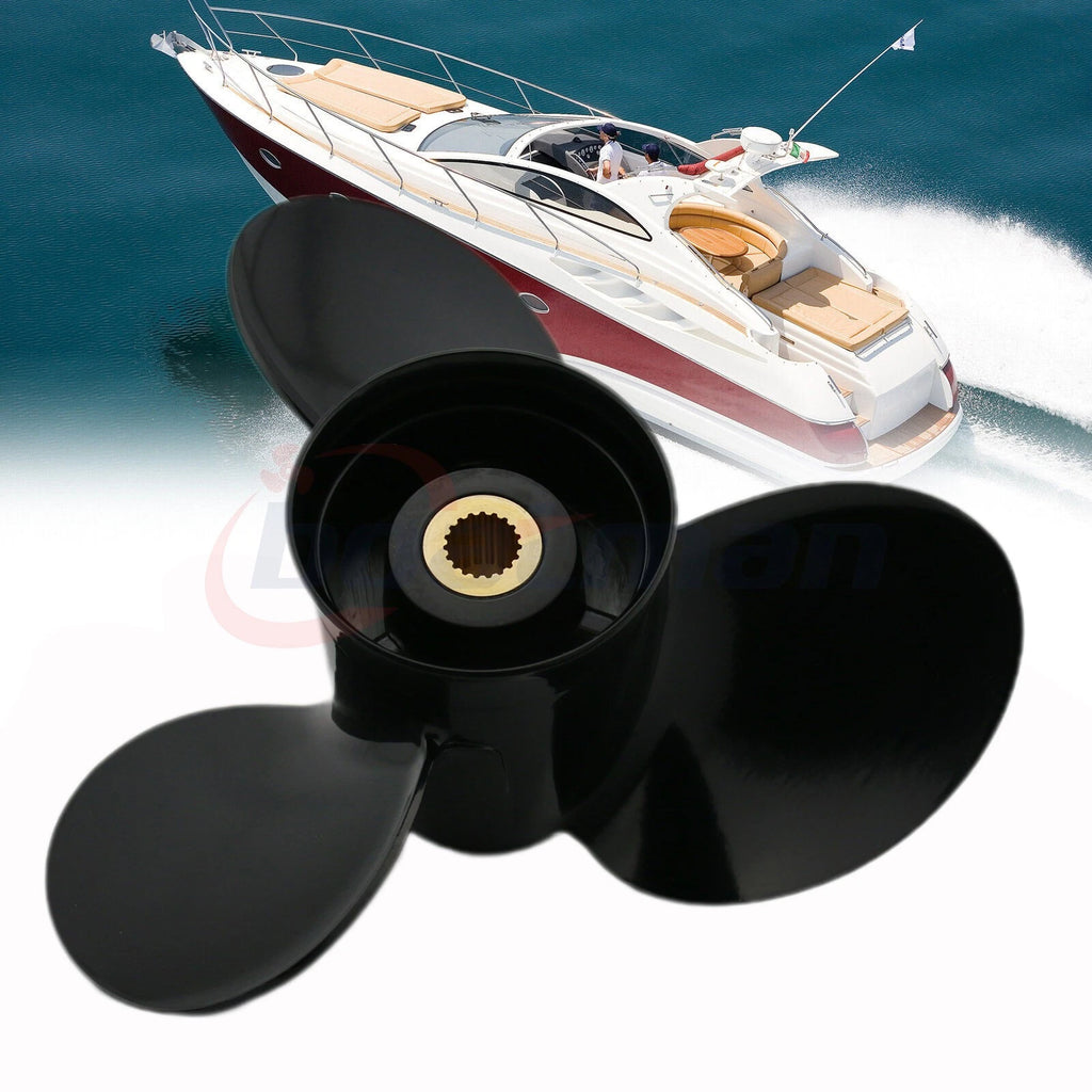 Aluminum Boat Propeller for Volvo Penta SX Drive (14.3 x 21, 19 Spline, RH)