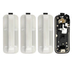 Pearl White Door Handles Front and Rear Set for Ford F-150 (2015–2020)