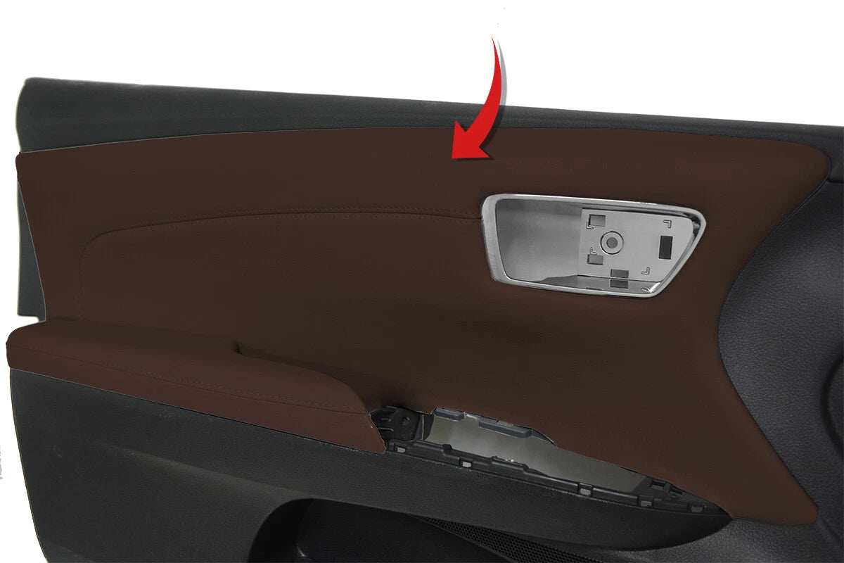 Leather Door Panel Cover for Toyota Avalon (2013–2018) Brown