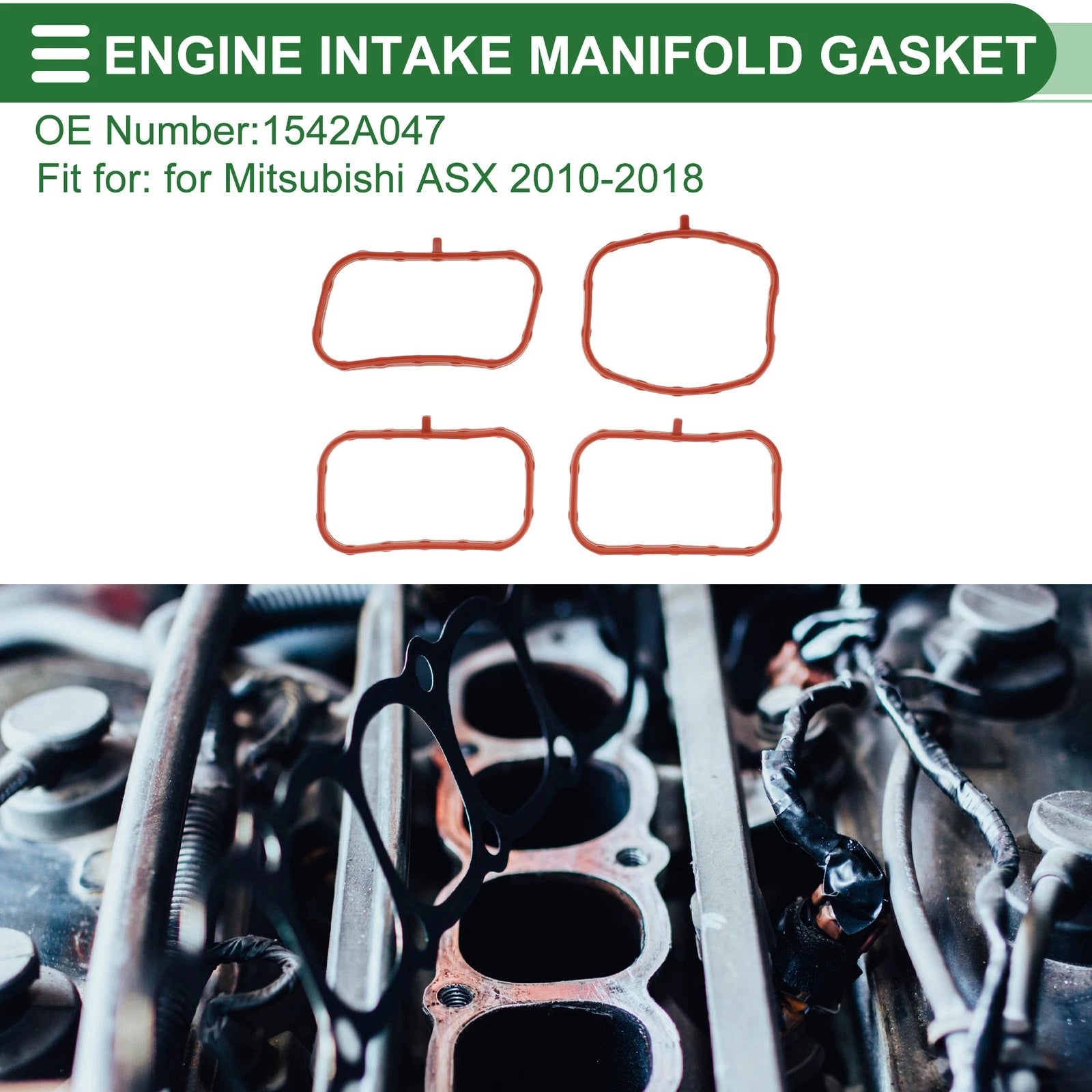 Engine Intake Manifold Gasket for Mitsubishi ASX (2010–2018) No. 1542A047