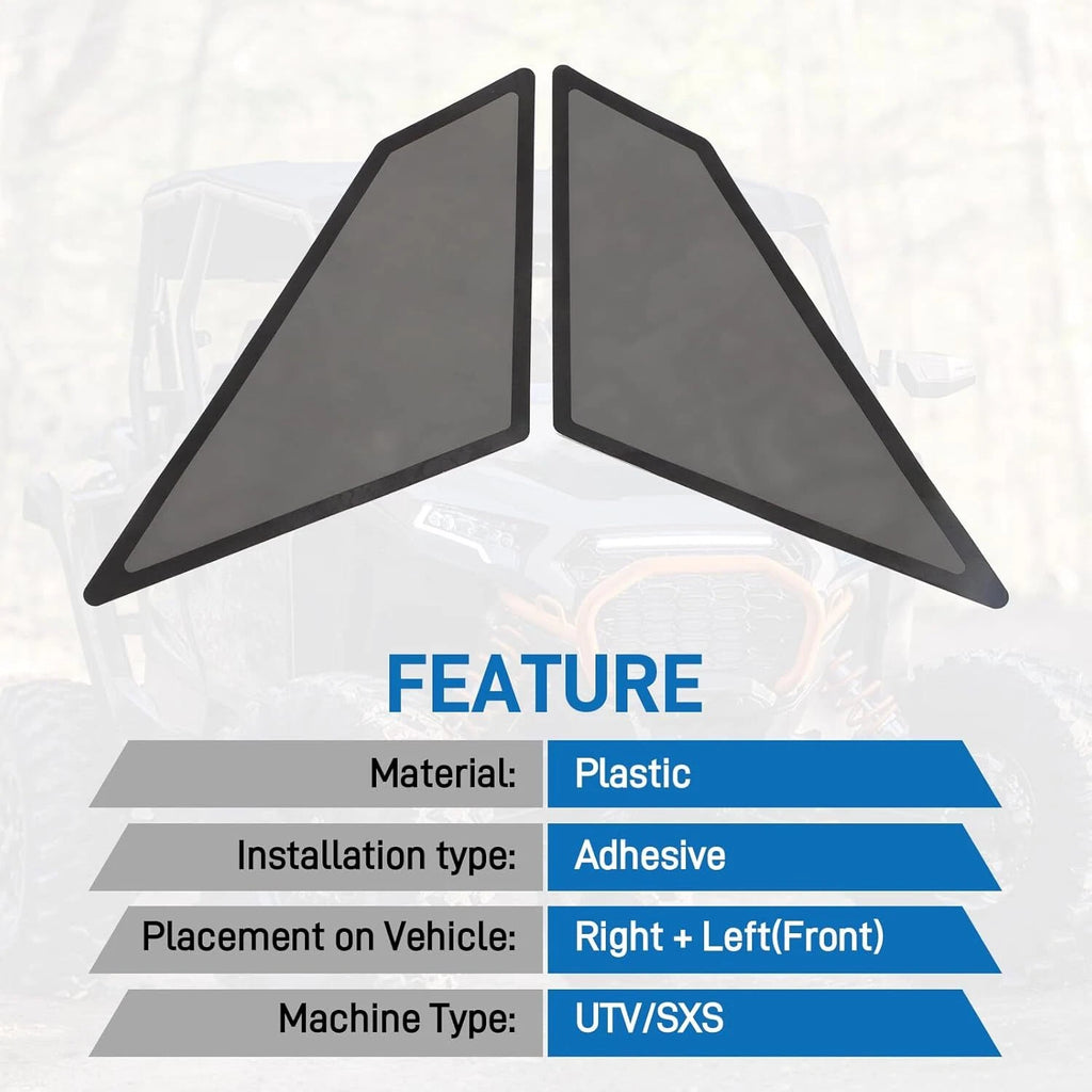 Set of 2 Front Inner Air Vent Cover Intake Screens for Polaris RZR PRO