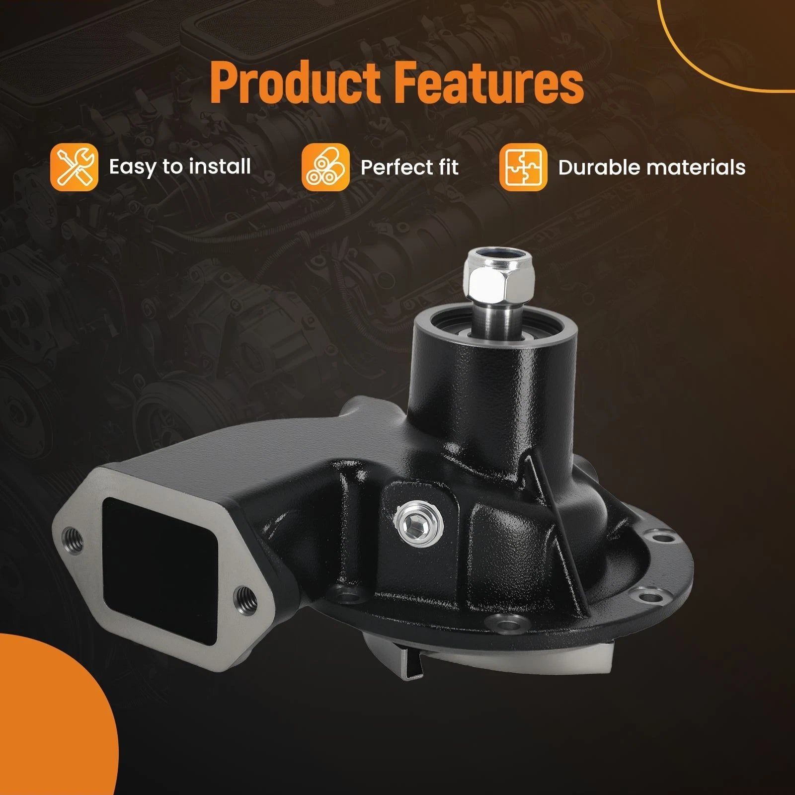 Coolant Water Pump for Mack Heavy Duty Truck (E6, EM6, EMS-6)
