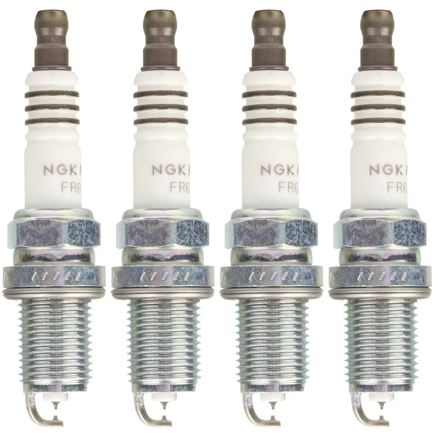 Set of 4 NGK Ruthenium HX Spark Plugs for Acura Audi BMW Cadillac Chevy Dodge Honda