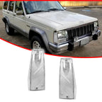 Clear Lens Side Marker Light Reflector Pair for Jeep Cherokee/Wagoneer