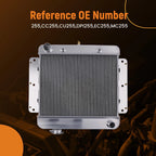 3 Row Aluminum Radiator for Chevy II 4 6 Cylinder V8 (1962–1967) MC255