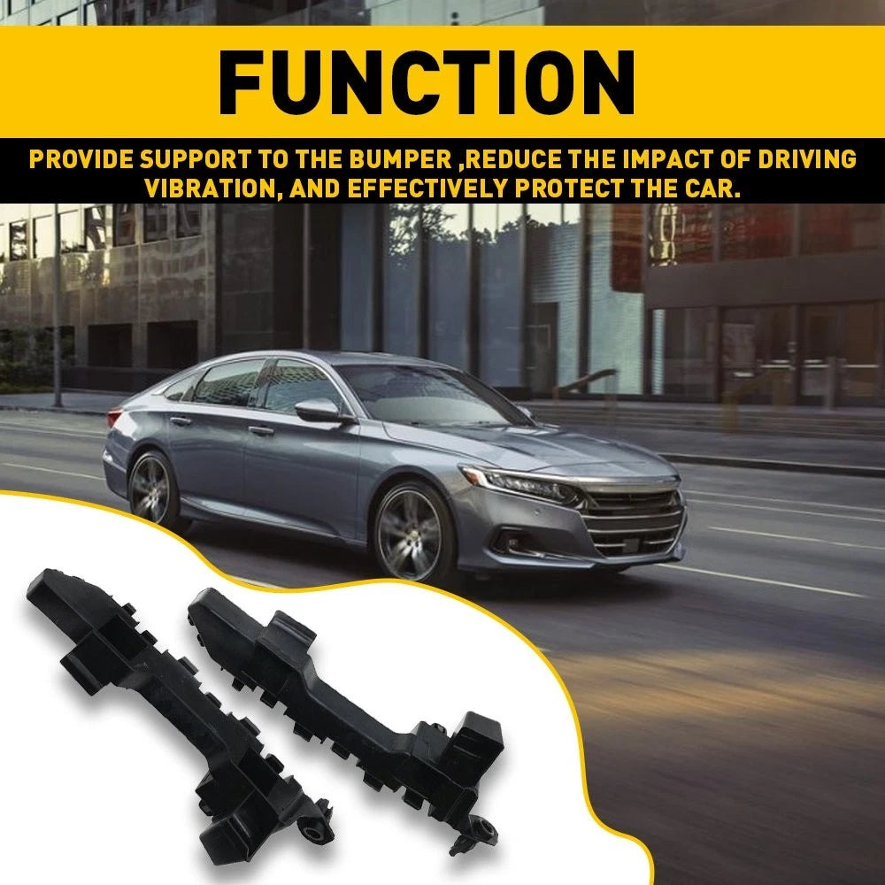 Set of 2 Front Bumper Retainer Support Brackets for Honda Accord (2018â2019)