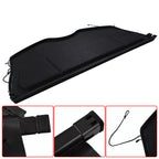 Rear Trunk Cargo Cover Protector for Nissan Leaf (2013-2017) Black