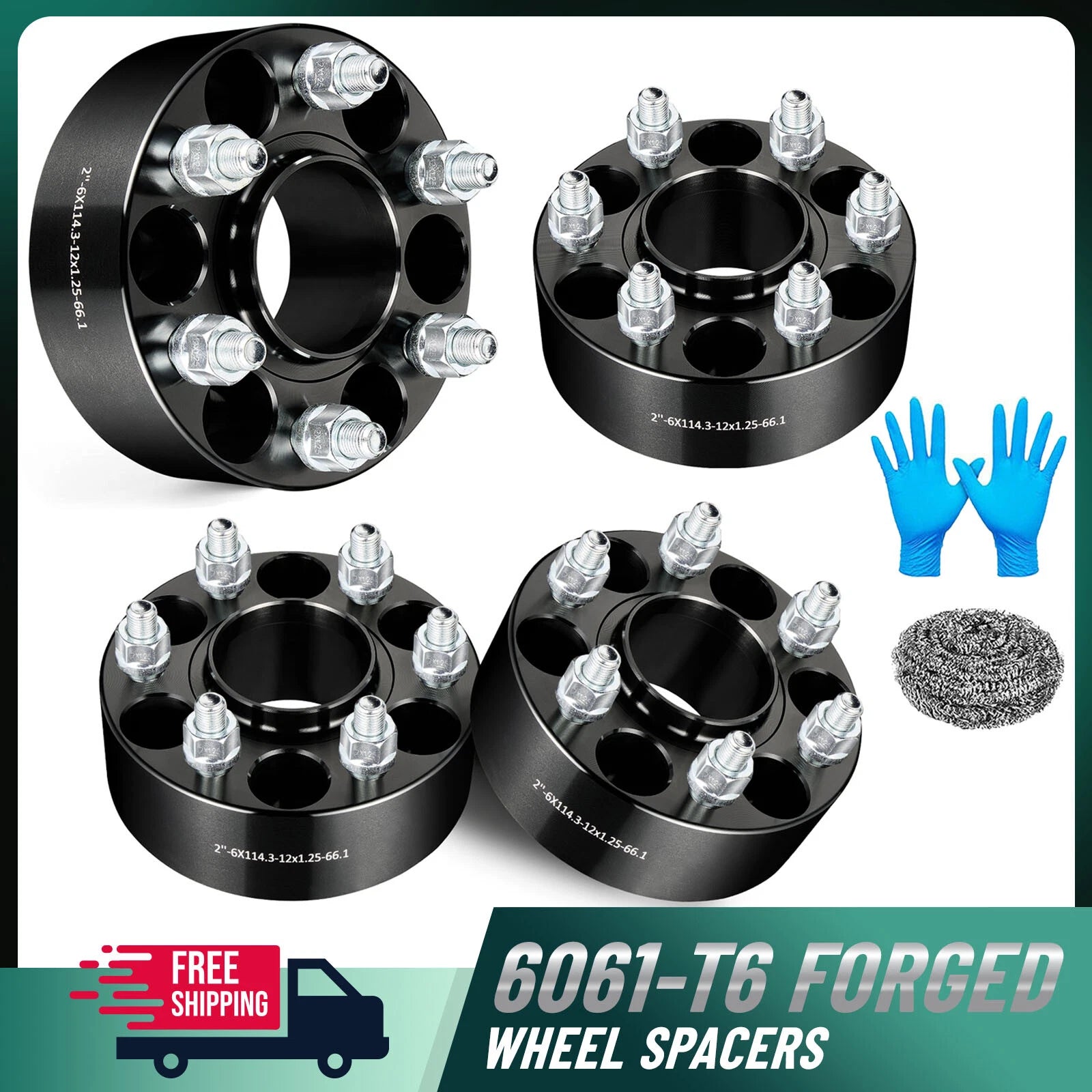 2" 6x4.5 Hubcentric Wheel Spacers for Nissan Pathfinder (2005–2012)