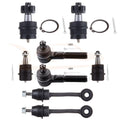 Set of 8 Front Ball Joints Tie Rods Sway Bars for Jeep Grand Cherokee (1996–1998)