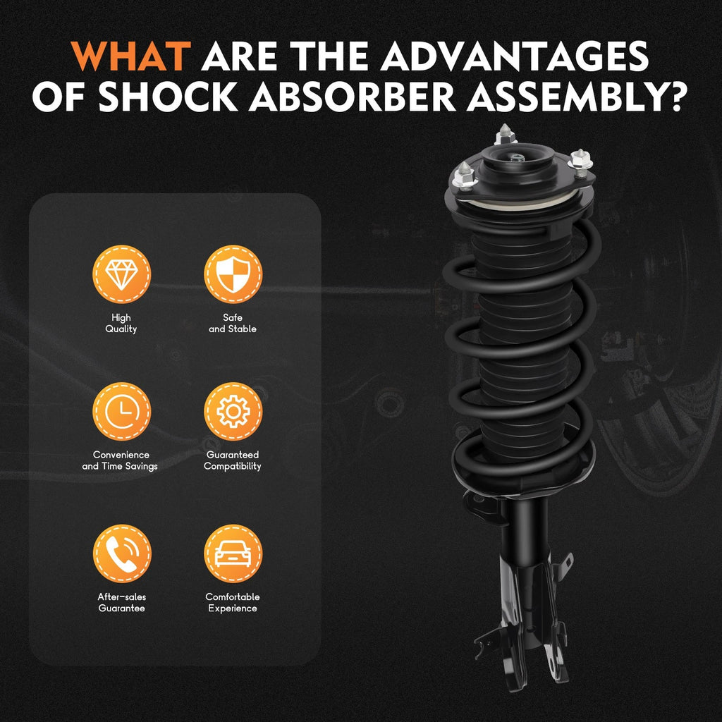 Front Pair Complete Struts & Shocks for Honda Civic (2012)