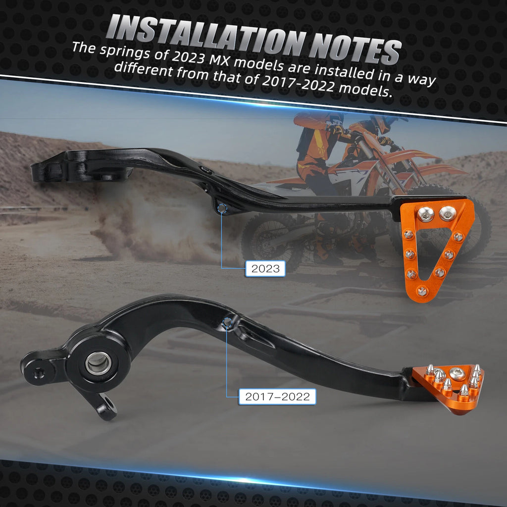 Forged Brake Pedal Gear Shift Lever for KTM 250 300 SX XC (2023–2024)