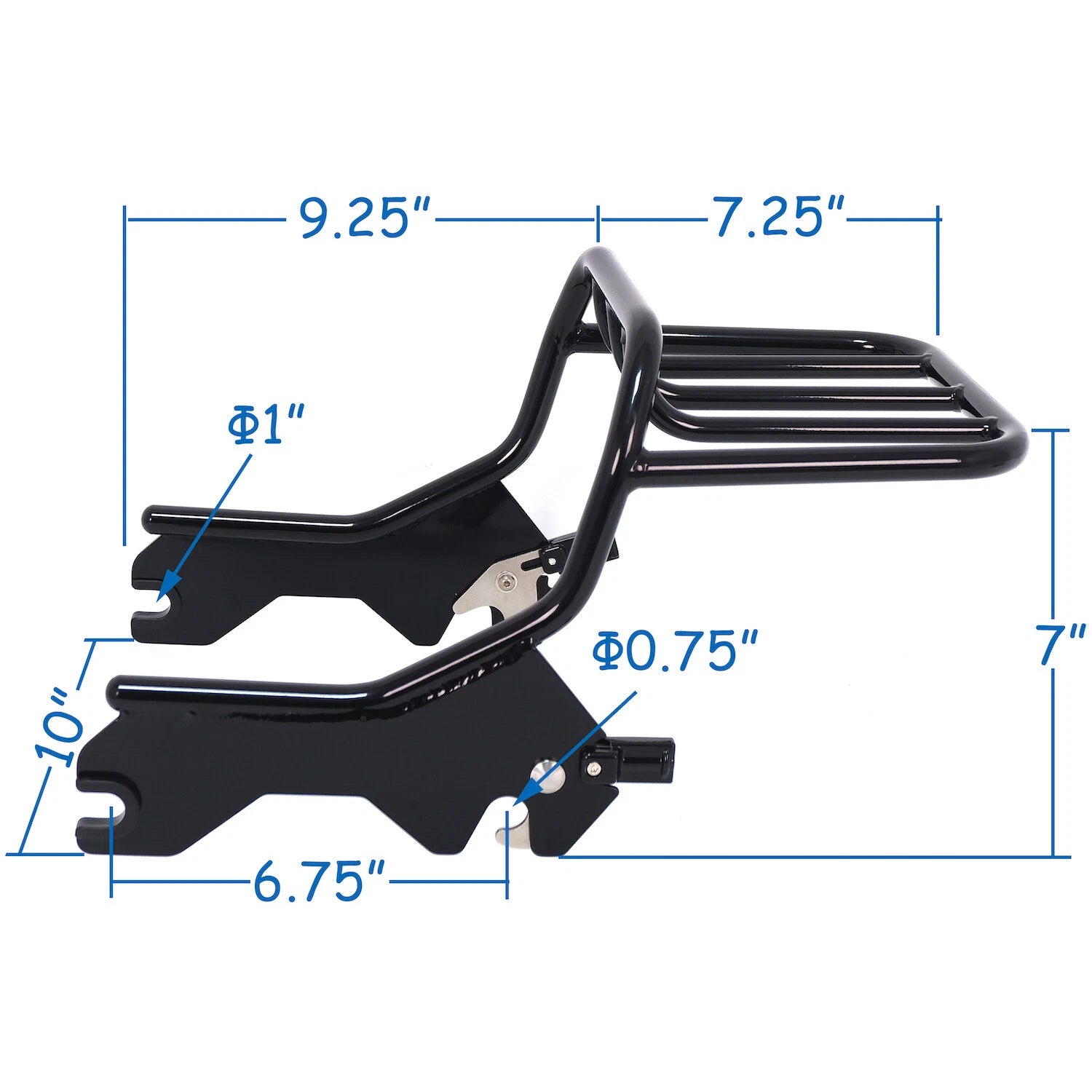 2-Up Luggage Rack for Harley-Davidson FLDE FLHC FLHCS FLSL FXBB (2018–2023)