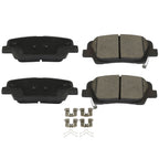 Set of 4 Rear Ceramic Brake Pads for Hyundai Santa Fe XL (2017–2019)