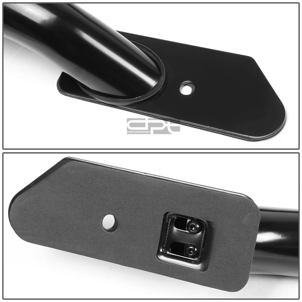 Set of 2 Black Mild Steel Truck Rail Bars for Silverado/Sierra 1500-3500 (2014–2017)