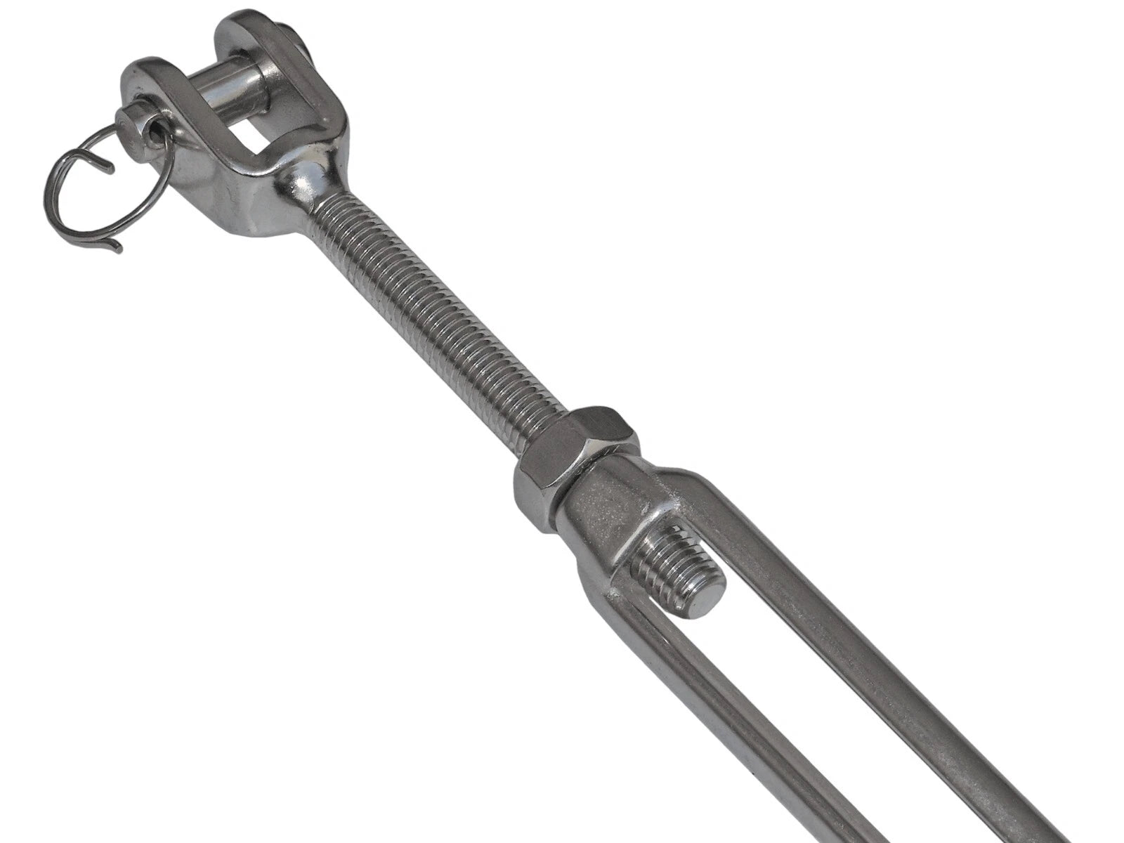 1/4" Jaw & Jaw Turnbuckle for Open Body (316 Stainless Steel)