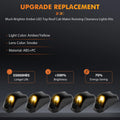 5PC Cab Roof Marker Running Lights for Ram ProMaster 1500 2500 3500 (2014–2017)