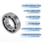 Deep Groove Ball Bearing P5 for Scooter Skateboard Wheel (17x35x8mm)
