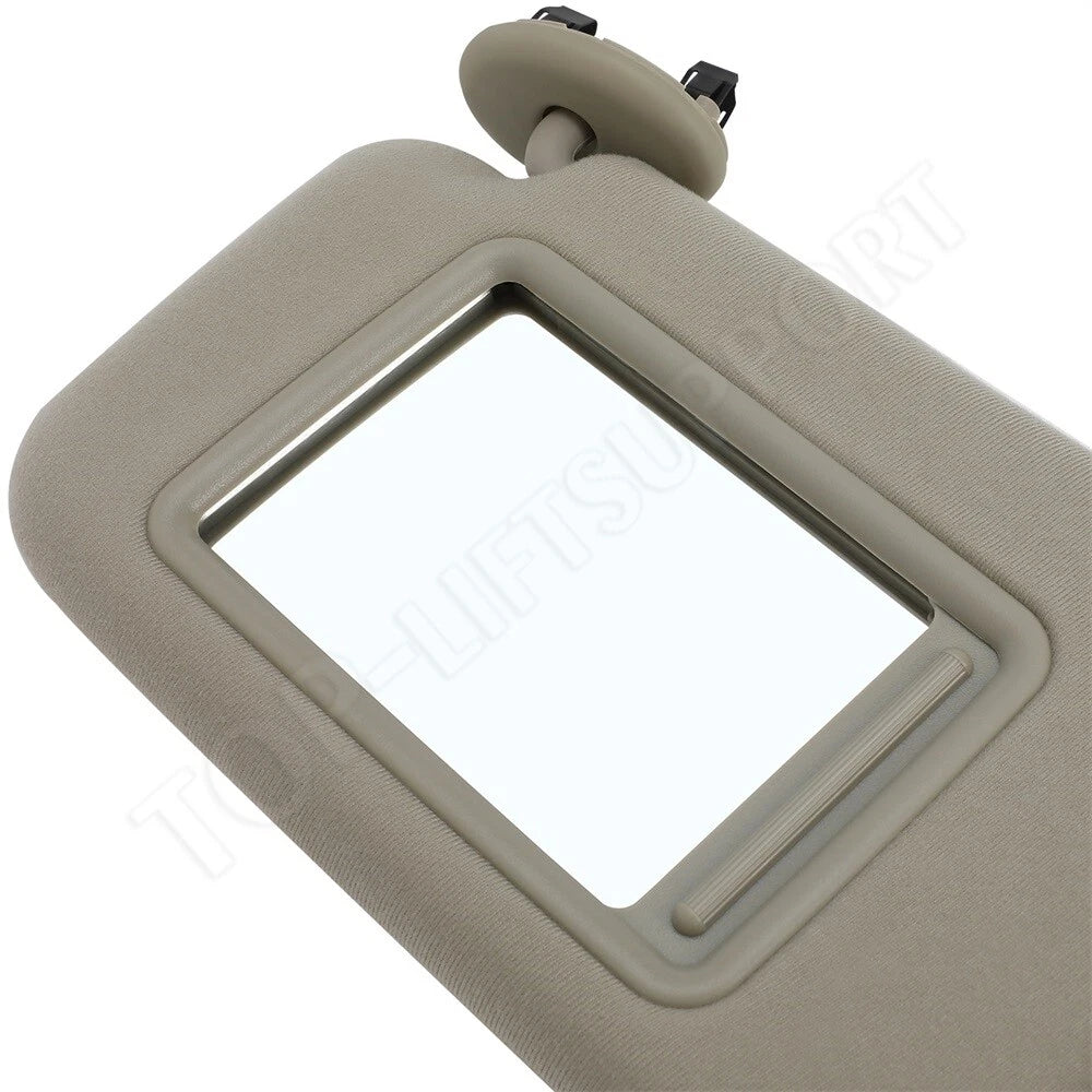 Left Driver Side Sun Visor for Toyota Camry (2007–2011) Tan Beige