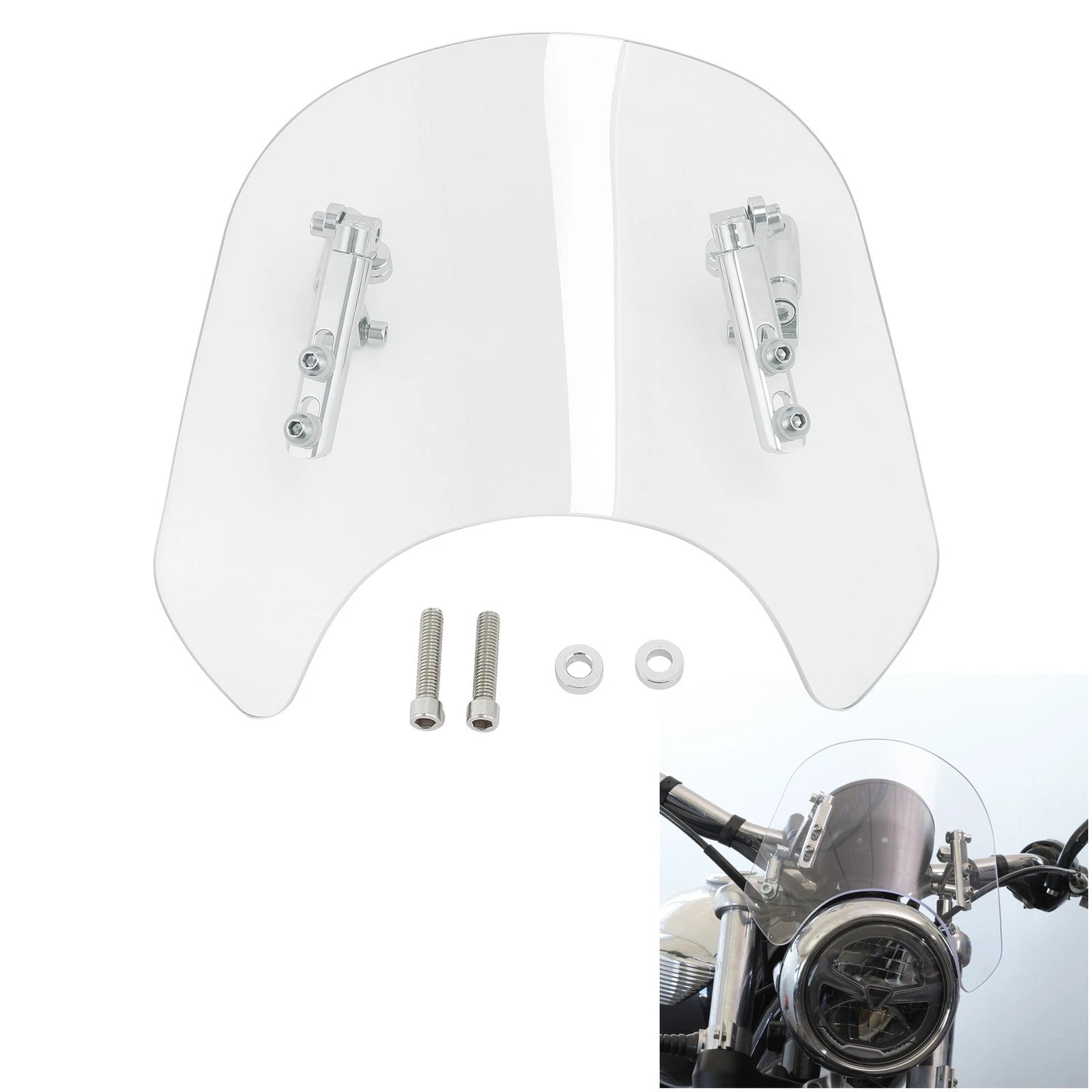 5-7'' Windshield for Triumph Scrambler 900 (2019–2022), Street Scrambler (2017–2022)