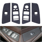 Interior Front Window Switch Lock Cover Trim for BMW 5 Series G30 G31 G38 (2017–2023)