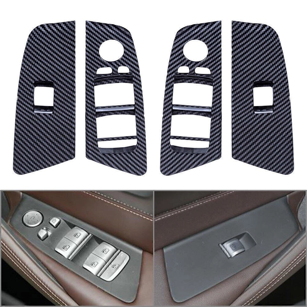 Interior Front Window Switch Lock Cover Trim for BMW 5 Series G30 G31 G38 (2017–2023)