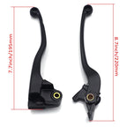CNC Black Brake Clutch Levers for Kawasaki Ninja 650 Z650 Z900 (2017–2023)