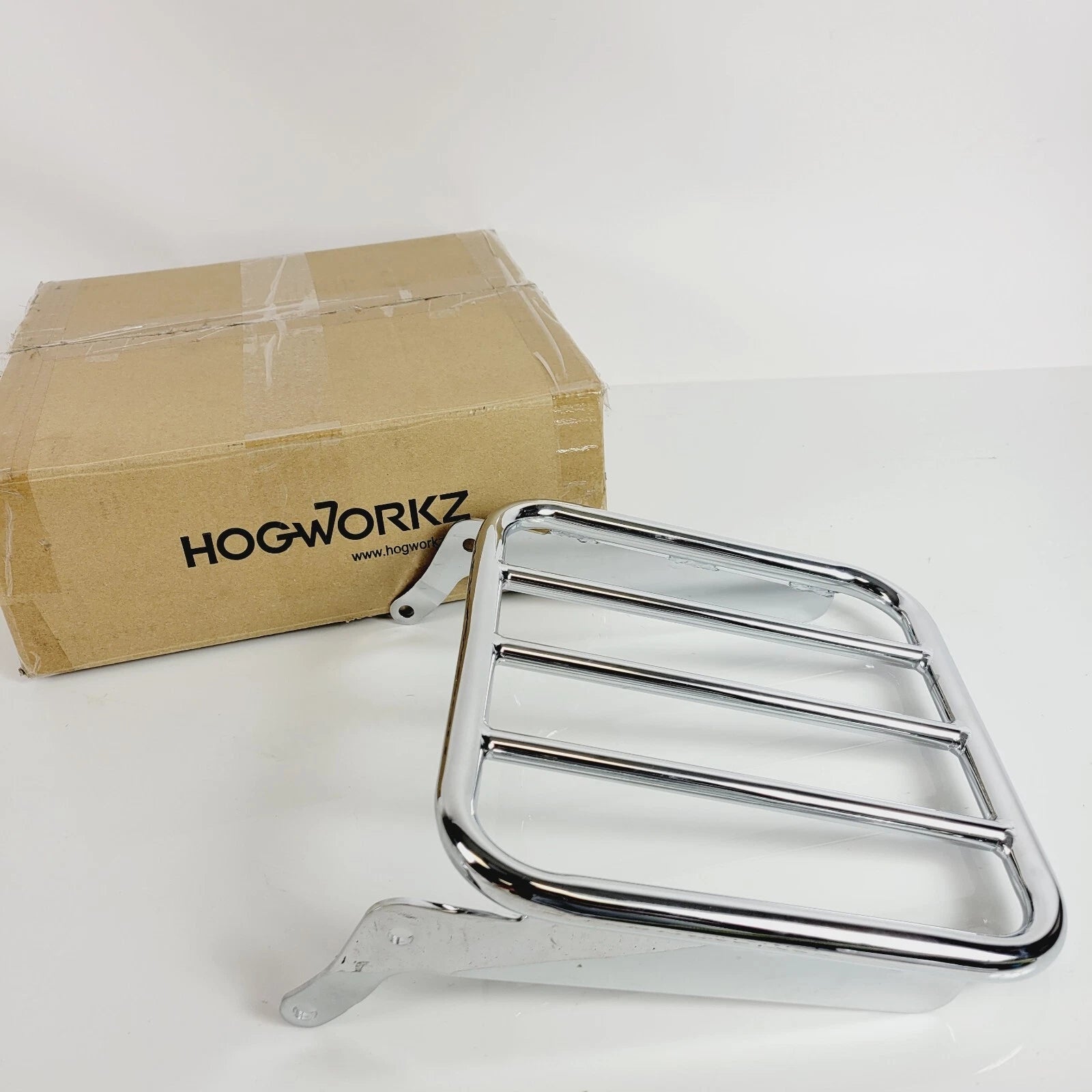 Chrome Luggage Rack Add-On for Harley Softail (2018)