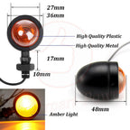 4X Bullet Turn Signals Tail Light for Harley Cafe Racer Bobber