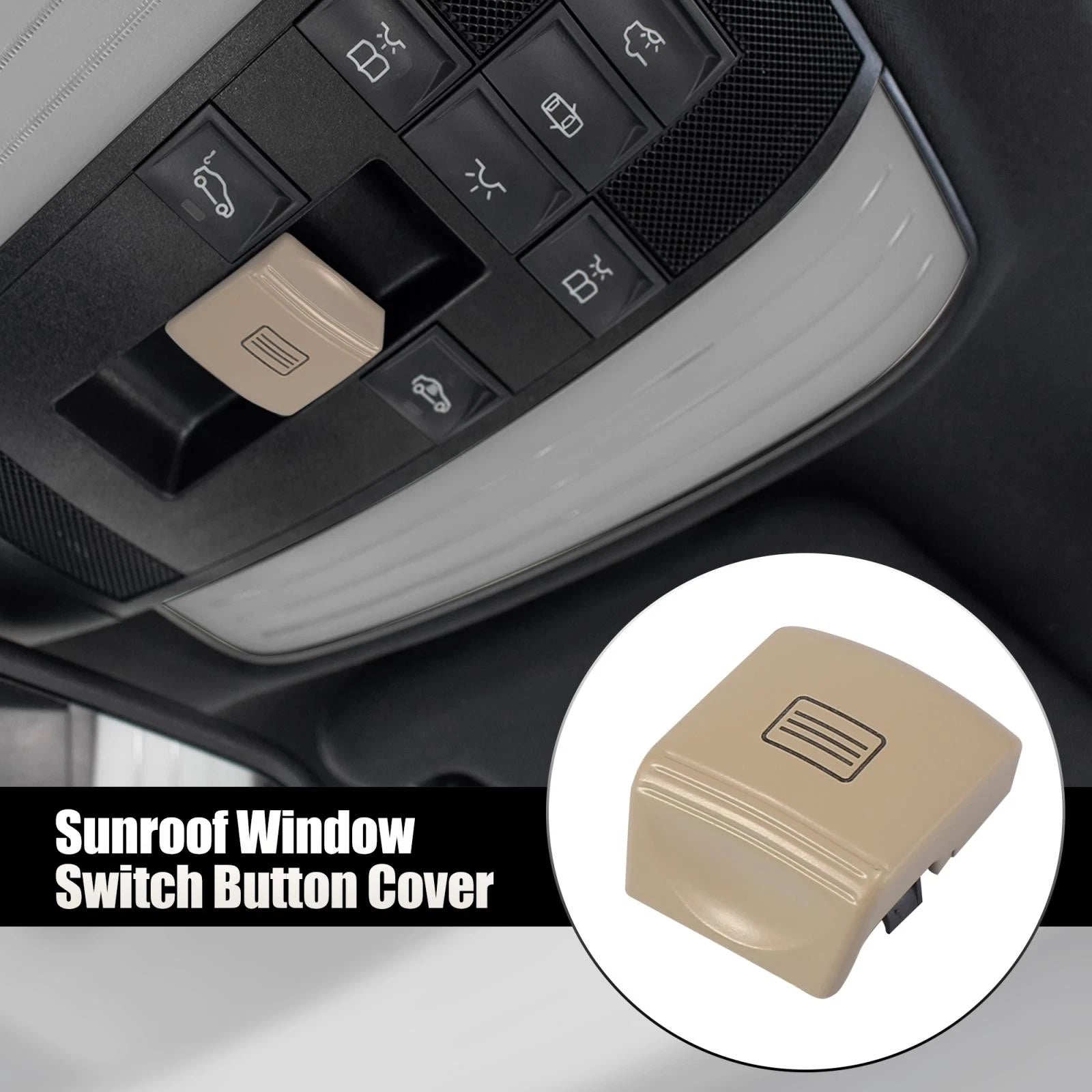 Sunroof Window Switch Button Cover for Mercedes-Benz W204 W212 C207 (2007–2015)