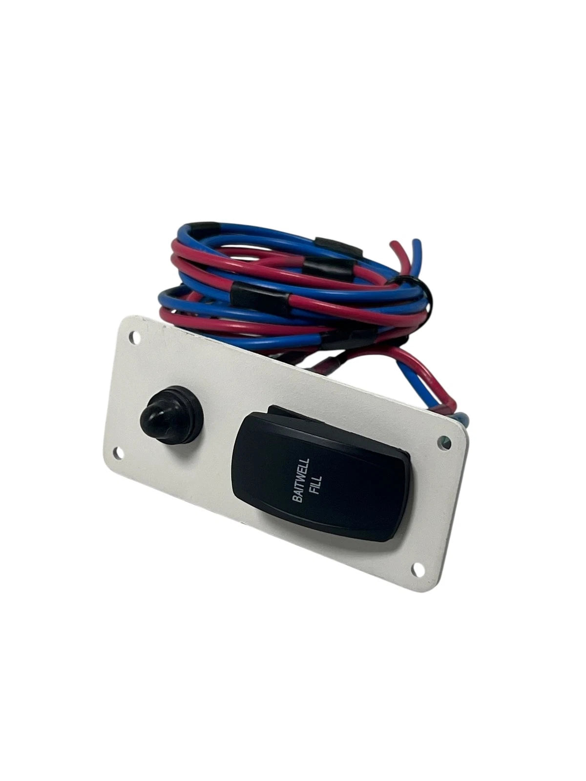 Baitwell Fill Switch Panel for Boat (4 3/8in x 1 7/8in)