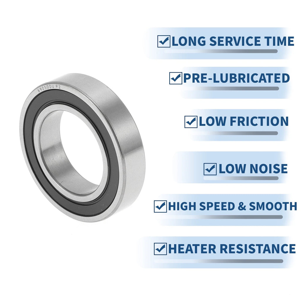 Deep Groove Ball Bearing 6905DDU for Scooter Skateboard Wheel (P2 25x42x9mm)