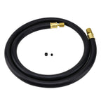 High-Flow Refrigerant Hose for Automotive (6', 1/2" Diameter, 3/8" to 1/4" Fitting)