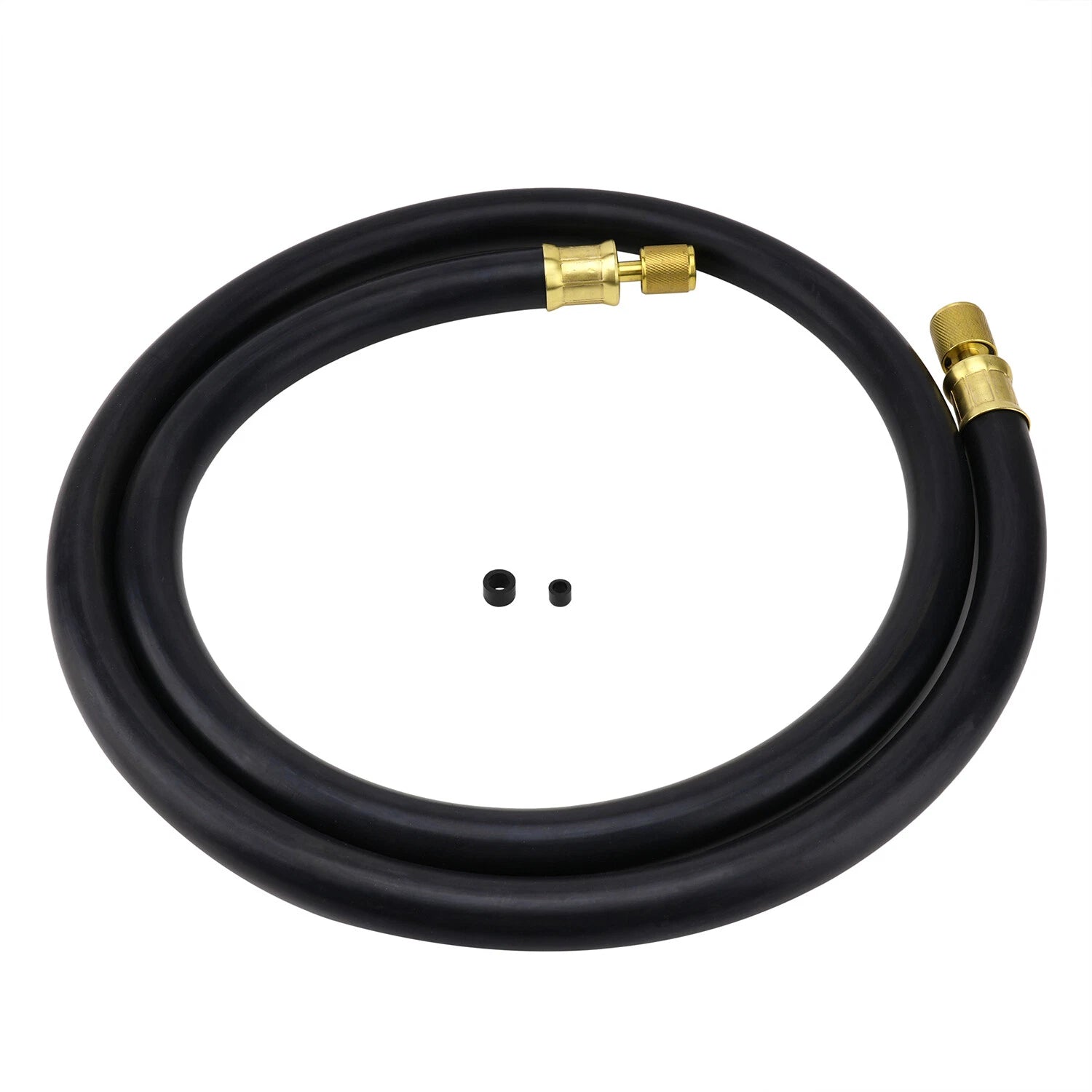 High-Flow Refrigerant Hose for Automotive (6', 1/2" Diameter, 3/8" to 1/4" Fitting)