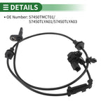 ABS Wheel Speed Sensor No. 57450TLYA03 for Honda CR-V (2017–2022)