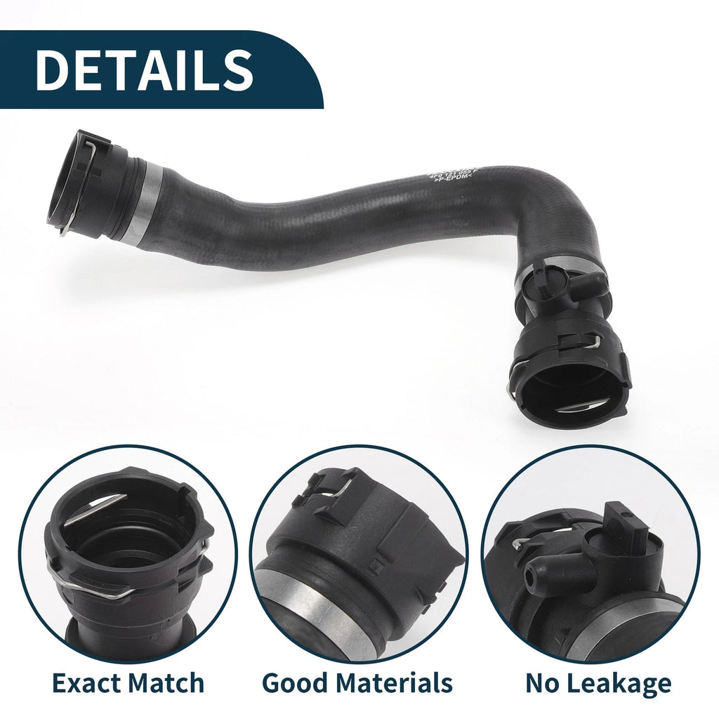 Radiator Hose Downpipe for Audi A6 3.2L V6 (2006–2011) No. 4F0121055F Rubber