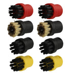 8 Pack Nylon and Stainless Steel Brushes for Dirt Removal