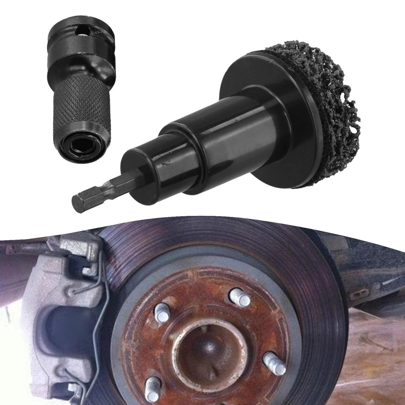 Brake Disc Rust Removal Tool for Automotive Vehicles