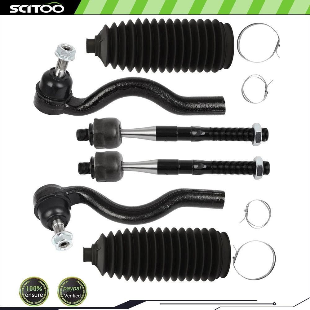 Set of 6 Front Tie Rod Ends for Dodge Durango, Jeep Grand Cherokee (2011–2015)
