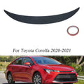 Black Flexible Rear Trunk Lip Spoiler for Toyota Corolla (2020–2021)