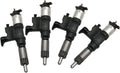 Set of 4 Common Rail Injectors 295050-1520 8982438630 for Isuzu 4HK1 6HK1