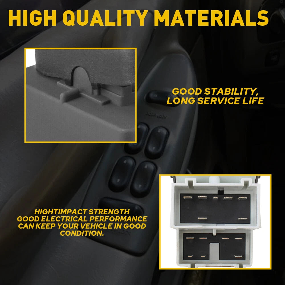 Master Driver Side Power Window Switch for Ford F250 F350 F450 F550 (1999–2001)