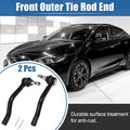 2X Front Outer Tie Rod End Links ES800357 ES800358 for Nissan Altima Maxima (1993–2001)