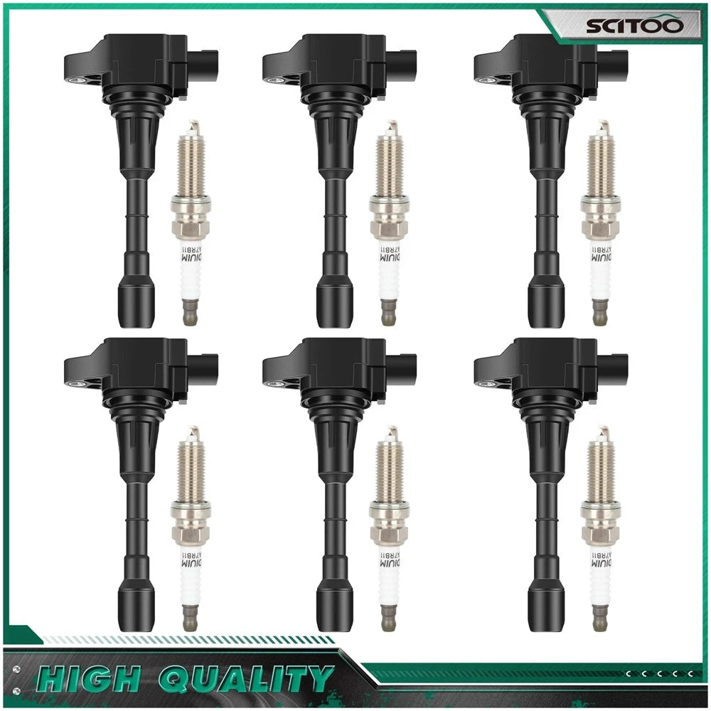 Ignition Coils & Spark Plugs for Infiniti QX60 (2014–2020) FX35 (2009–2012) 3.5L