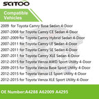 Set of 3 Engine Motor & Trans Mounts for Toyota Camry 2.4L (2007–2009)