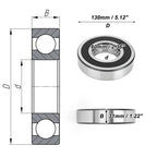 Deep Groove Ball Bearings 60x130x31mm for Scooter Skateboard (1 Pc)