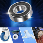10 Pcs 12x28x8mm Double Rubber Seal Ball Bearings 6001-2RS