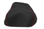Leather Console Lid Armrest Cover for Nissan Skyline (1993–1998) Red Stitch