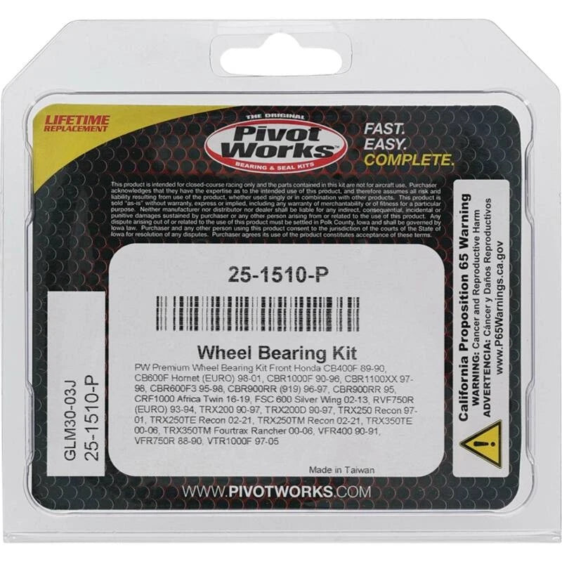 Pivot Works Premium Wheel Bearing for
