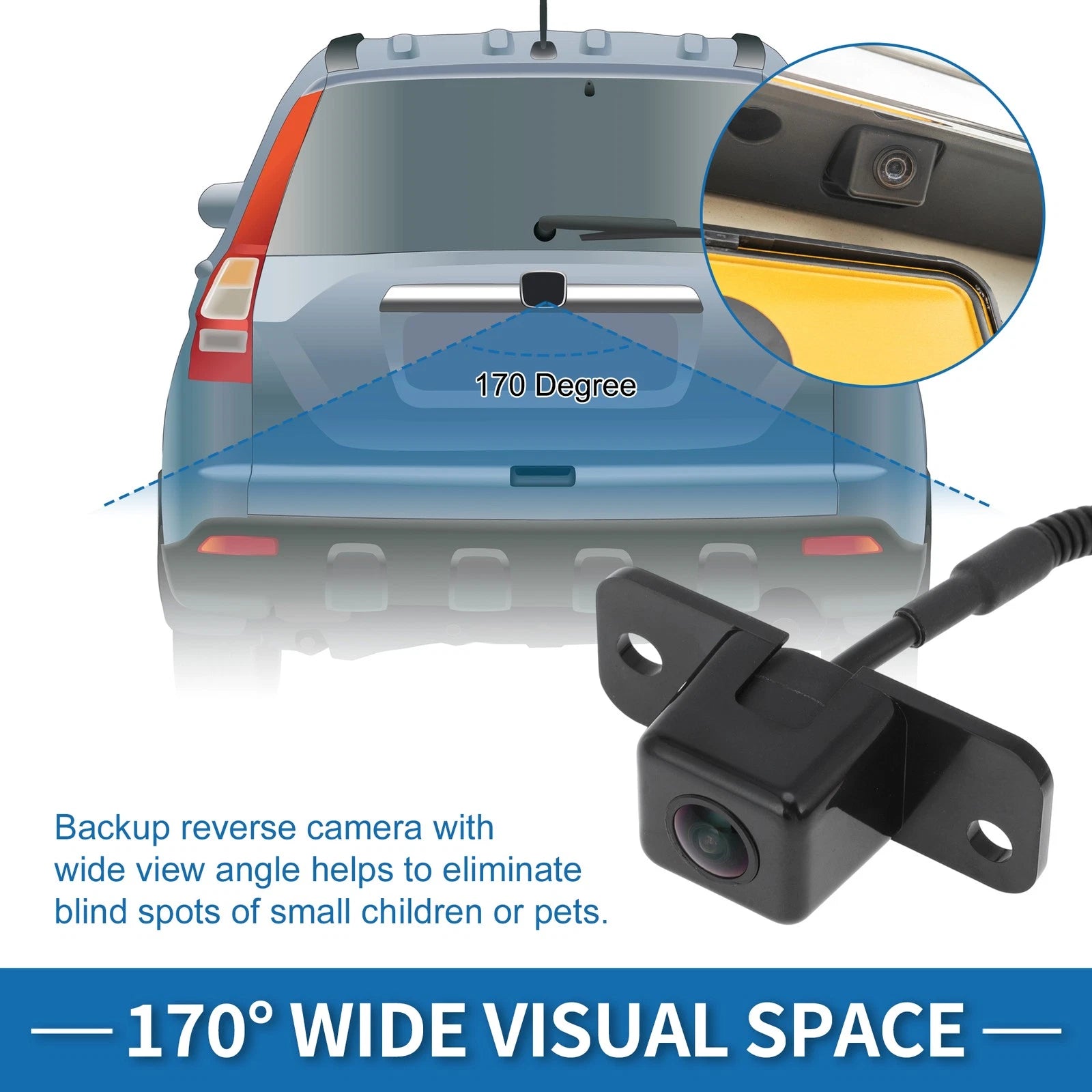 Rear View Park Assist Backup Camera 15862575 for Chevrolet Avalanche (2007–2008)